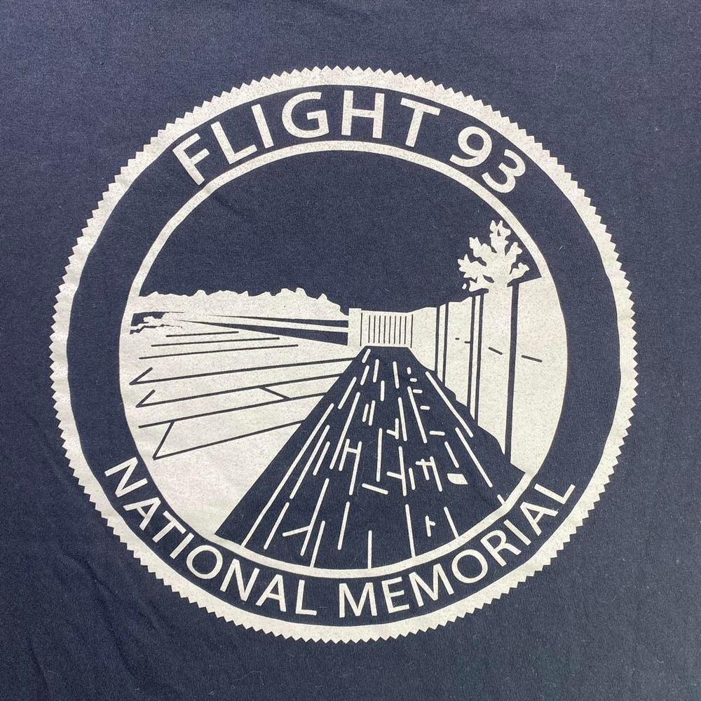 Vintage 911 September 11 2001 Flight 93 Memorial NY Firefighter Shirt